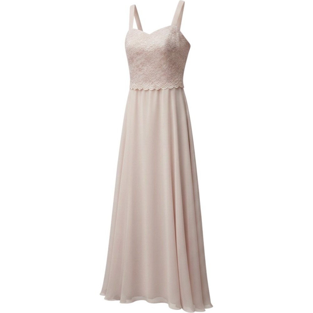 Lan Ting Bride Womens Maxi‎ Gown Small Blush Pink Halter Chiffon Formal NWT